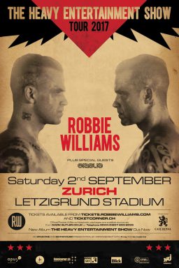 Robbie Williams | Se rendre au Stade du Letzigrund, Zurich